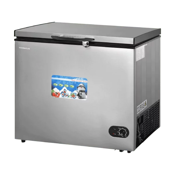 Representative product image for vision plus 200 Litres deep freezer.