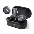 Black Boya OMIC D microphones with Lightning receiver and case