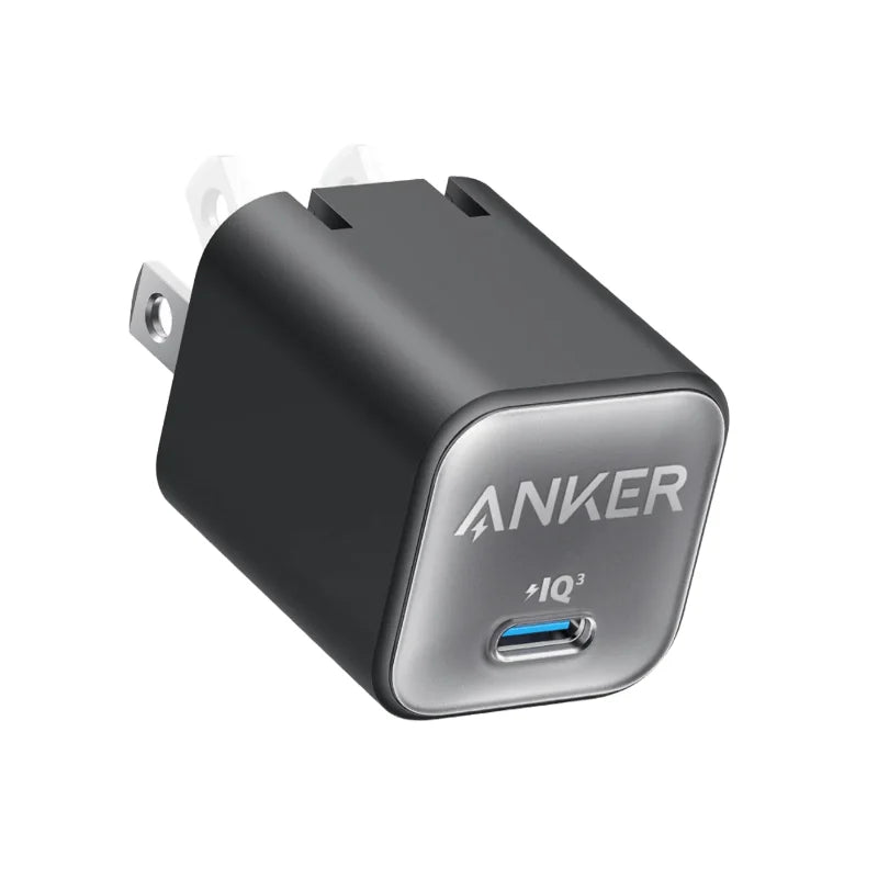 Representative product image for Anker Charger Compact 30W. Plug shown is representative; confirm the supplied plug type.