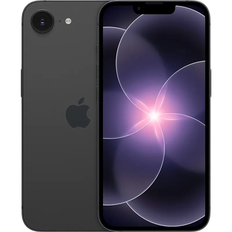 Representative iPhone 17e 256GB. Colour and appearance may vary; configuration as listed.