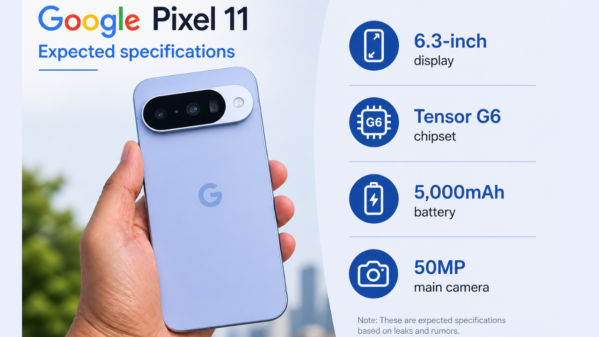 Google Pixel 11 256GB | 12GB RAM, Tensor G6, 6.3-inch OLED
