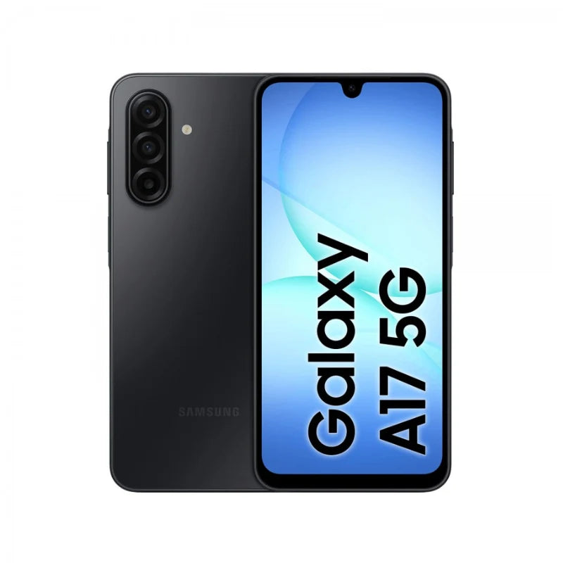 Representative Samsung Galaxy A17 5G 8/256GB. Colour and appearance may vary; configuration as listed.