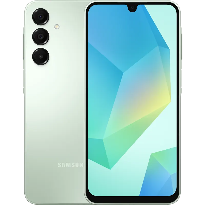 Representative Samsung Galaxy A16 6/128GB. Colour and appearance may vary; configuration as listed.
