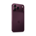 Burgundy phone on white background