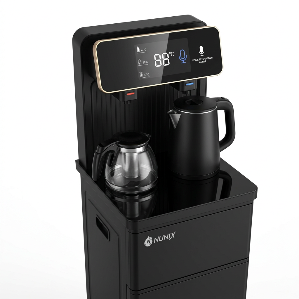 NUNIX A3C Hot & Cold Bottom Load Water Dispenser with Voice Recognition - Display Panel