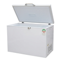 Ramtons 140L Chest Freezer - Lid Open 3/4 View
