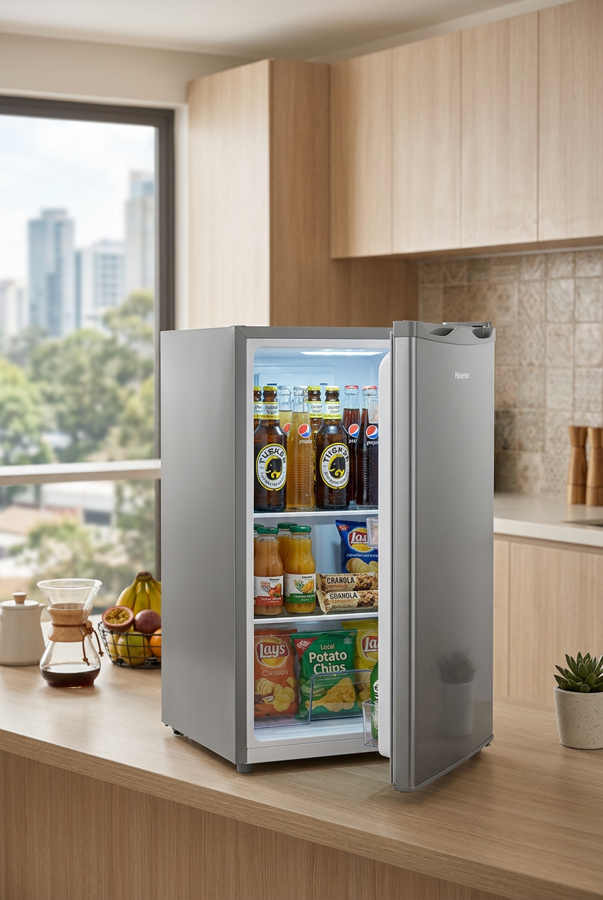 Hisense REF094DR 94L Single Door Refrigerator - Office Lifestyle