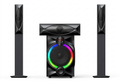 Amtec AM-833 3.1CH Tallboy Home Theater System - Full System Front View with Rainbow RGB LED