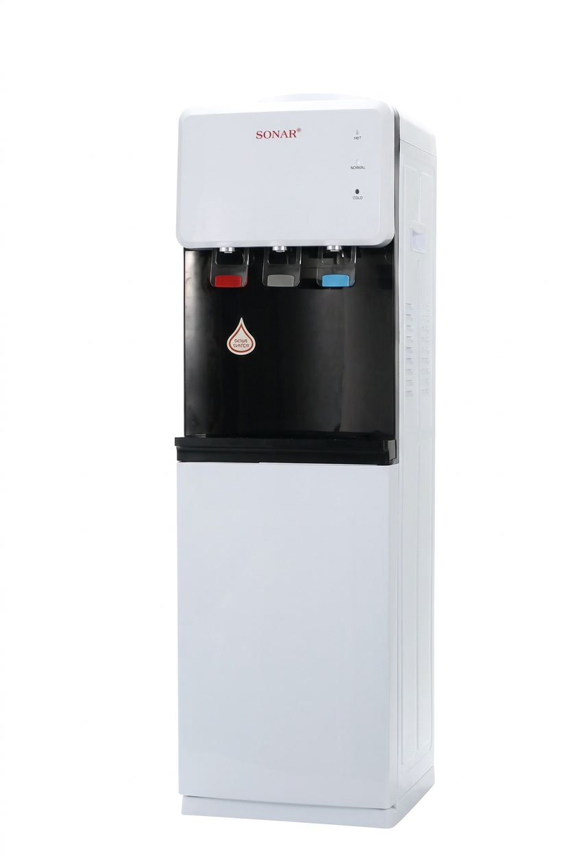 SONAR L9C Hot Normal Cold Water Dispenser - White Front View