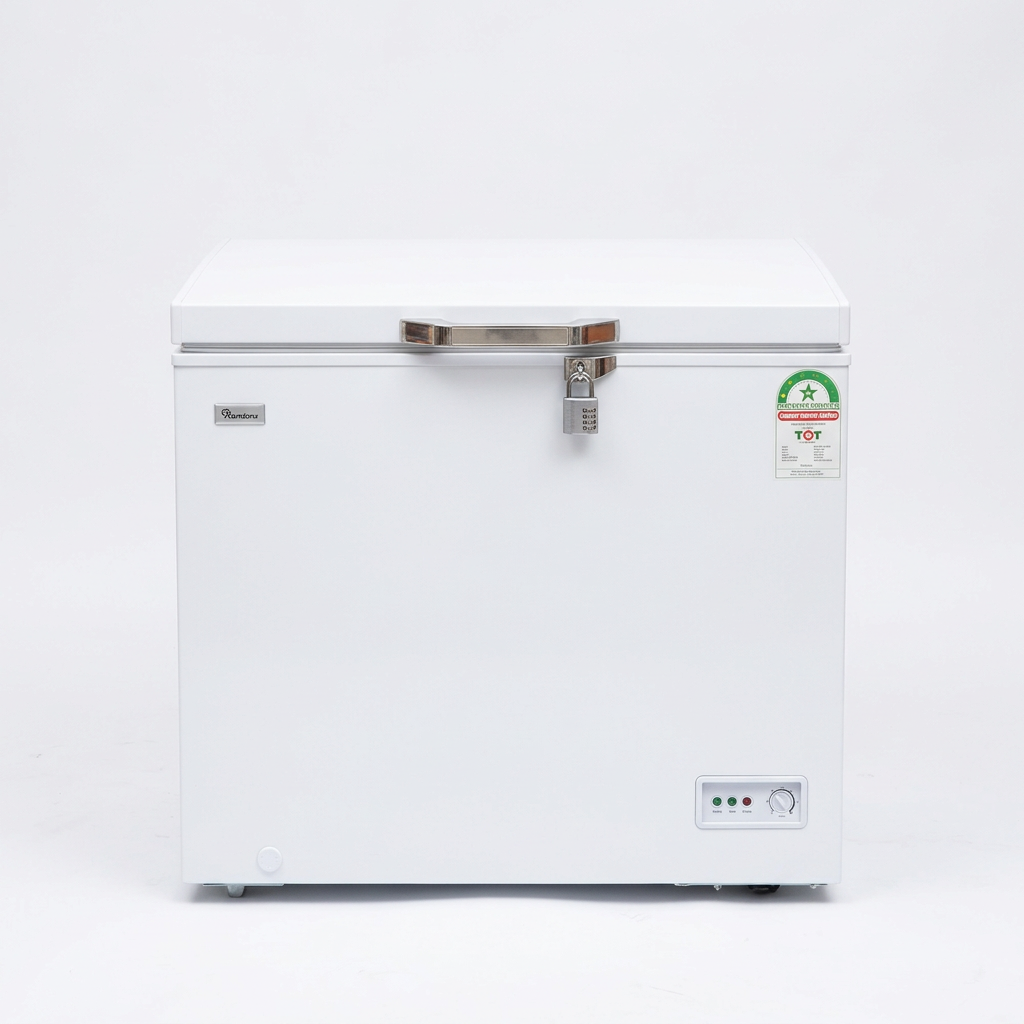 Ramtons 95L Chest Freezer - Closed Front View