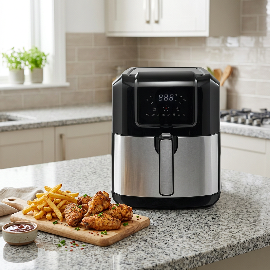 Hisense 6.3L Touch Control Air Fryer - Kitchen Lifestyle