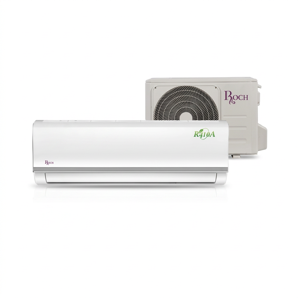 AI-edited reference-based ROCH 18000 BTU split air conditioner normal studio view