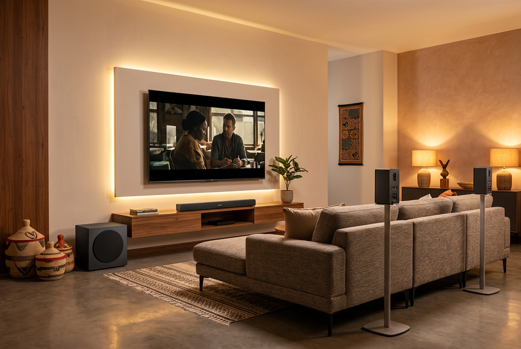 Hisense HS5100 5.1CH Soundbar - Cinema Living Room Lifestyle