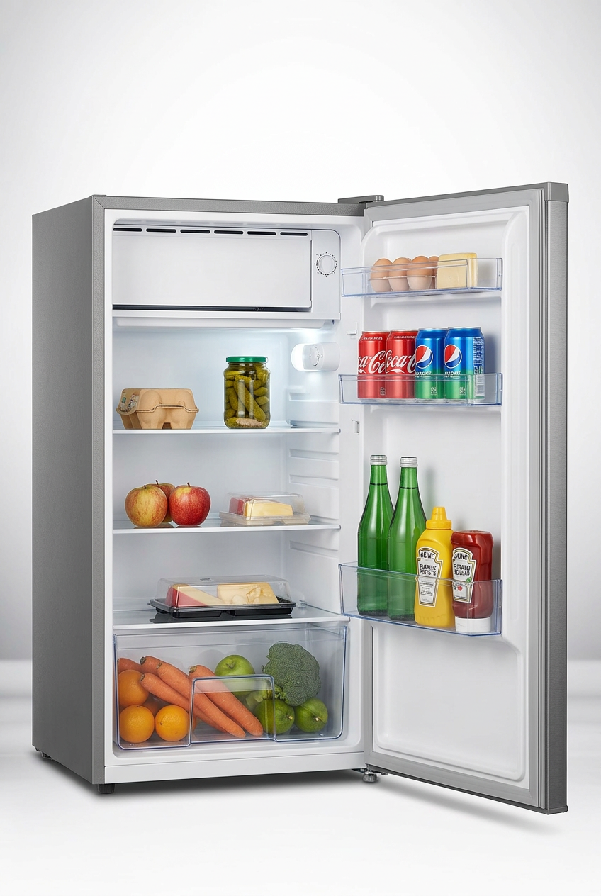 Hisense REF094DR 94L Single Door Refrigerator - Interior Open View