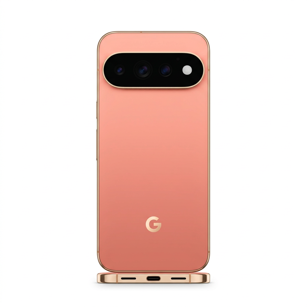 AI-edited Google Pixel 11 Pro XL rear illustration on white.