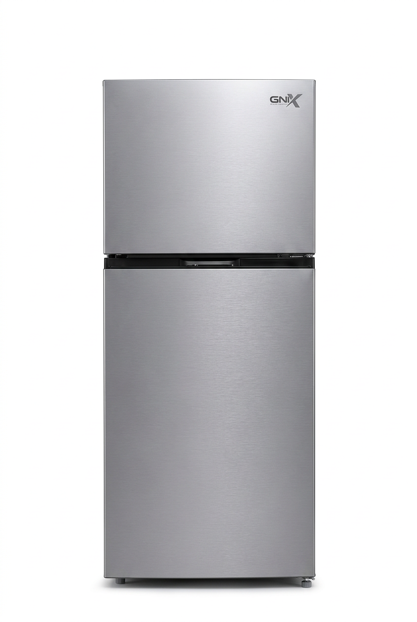 GNIX FR-277NF 247L No-Frost Double Door Refrigerator - Front View