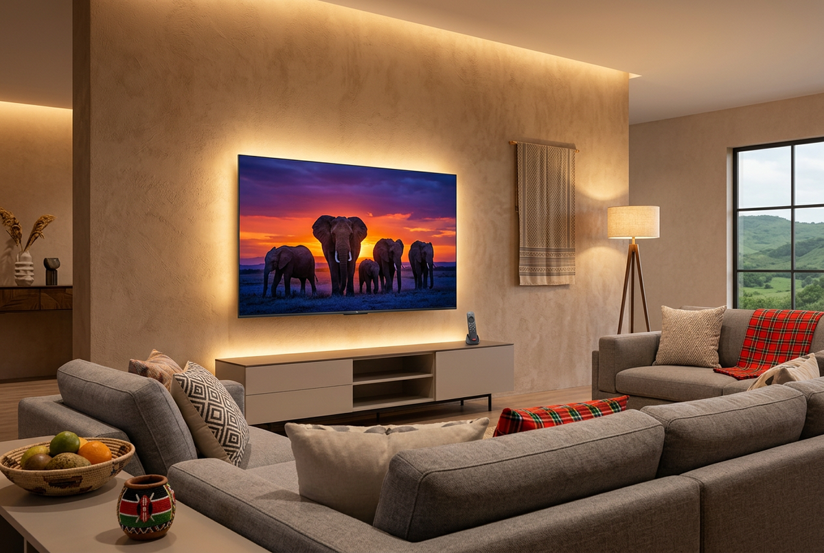 TCL S5K 50-Inch QLED FHD Smart Google TV - Living Room Lifestyle
