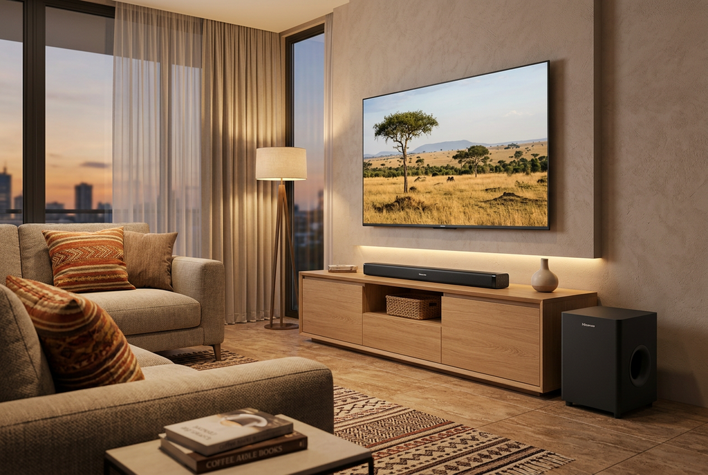 Hisense HS2100 Soundbar - Living Room Lifestyle