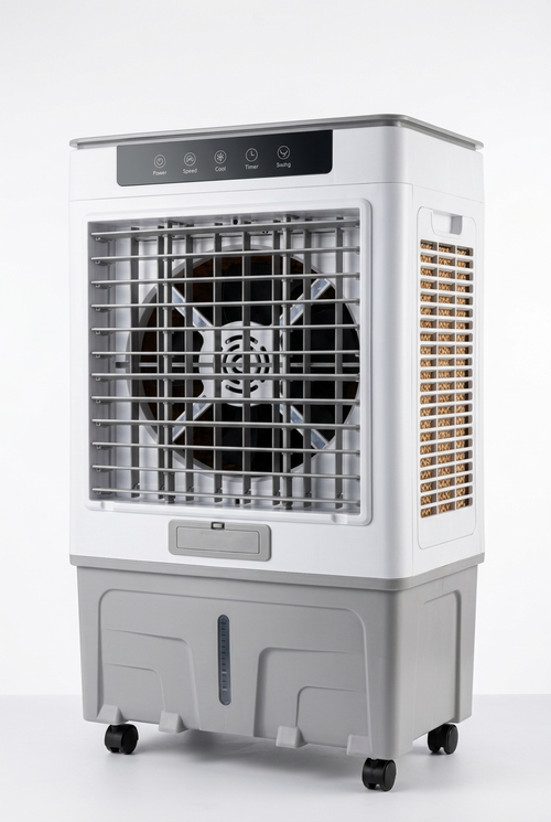 60L Evaporative Air Cooler - 3/4 Angle View