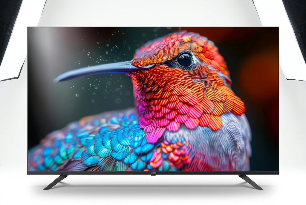 Syinix 86 Inch Google QLED 4K Smart TV - Front View