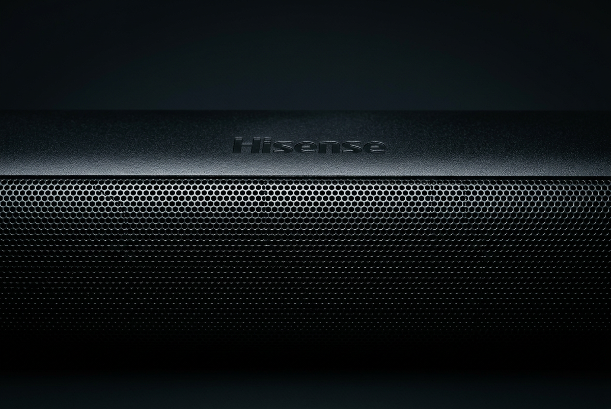 Hisense HS1800 Slim Black Soundbar Close-up Detail