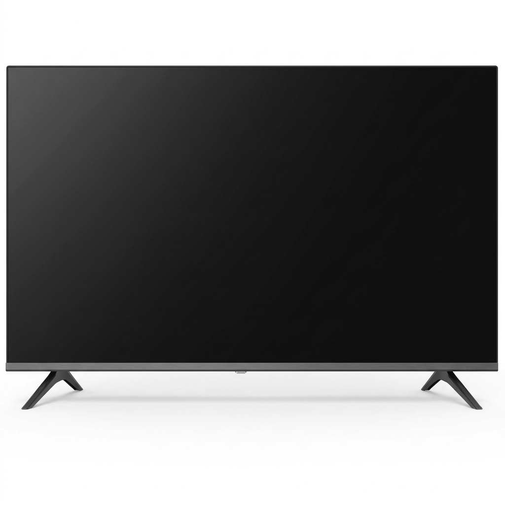 AI-edited Vitron HTC3200S TV alone, screen off on white.