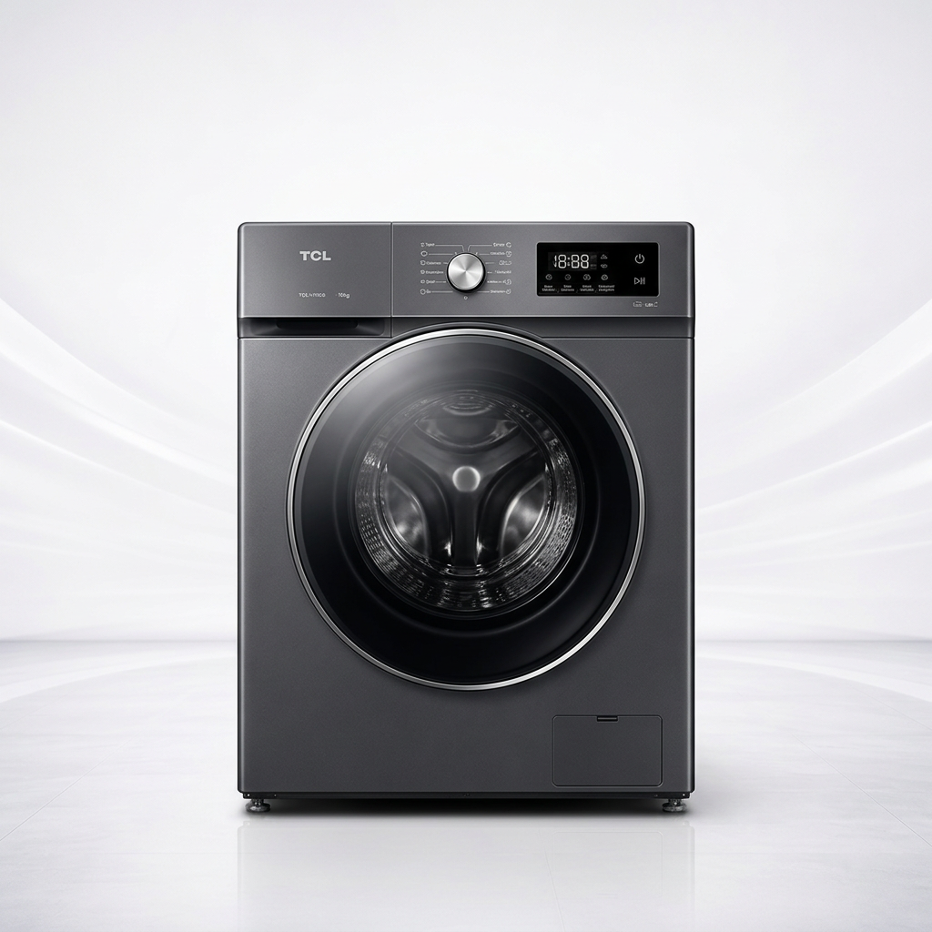 TCL C7110FLG 10kg Front Load Washing Machine - Front View