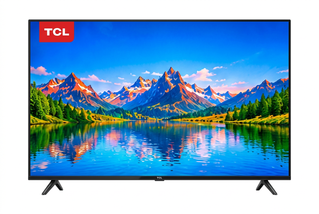 TCL 43V6D 43-Inch 4K UHD Smart Google TV 2026 - Front View