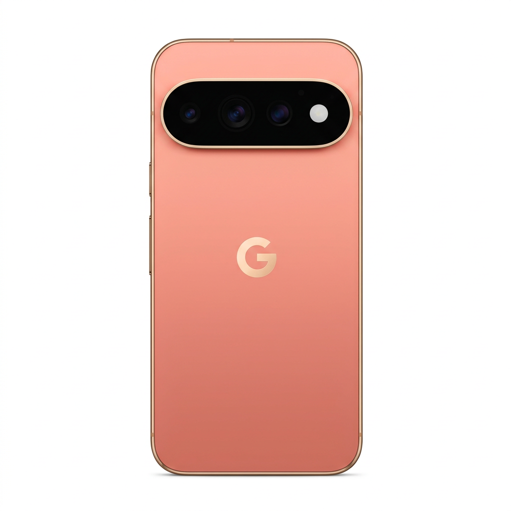 AI-edited Pixel 11 Pro rear product illustration on white.