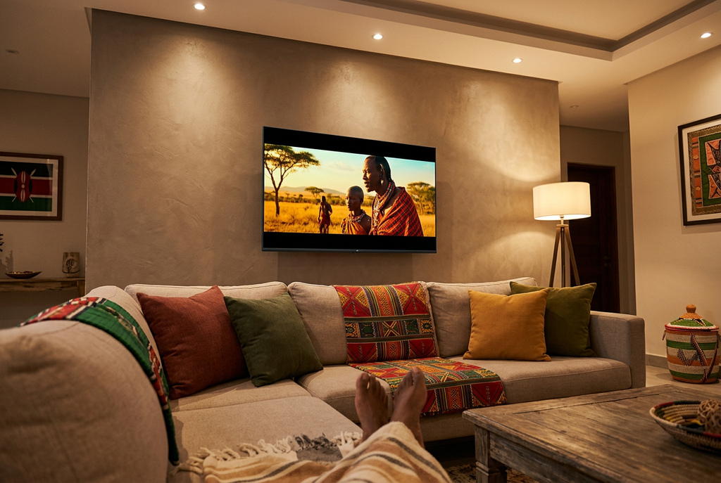 Vitron HTC3288QS 32-Inch QLED TV - Living Room Lifestyle
