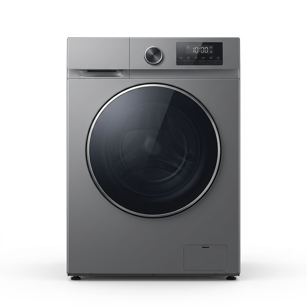 AI-edited front-load appliance based on merchant upload; exact model and capacities require label confirmation.