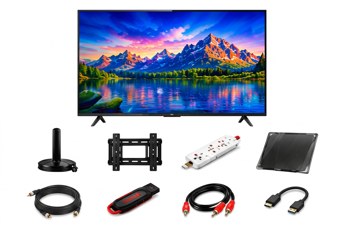 TCL 55T6D 55-Inch QLED Google TV - Complete Bundle with 7 Free Gifts