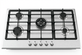 Hisense 86cm Built-In Gas Hob - 5 Burners Stainless Steel Product View