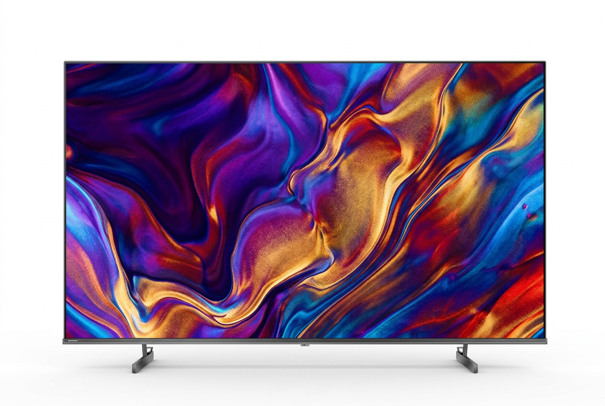 Hisense 50 Inch QLED 4K Smart TV - Front View Product Shot White Background