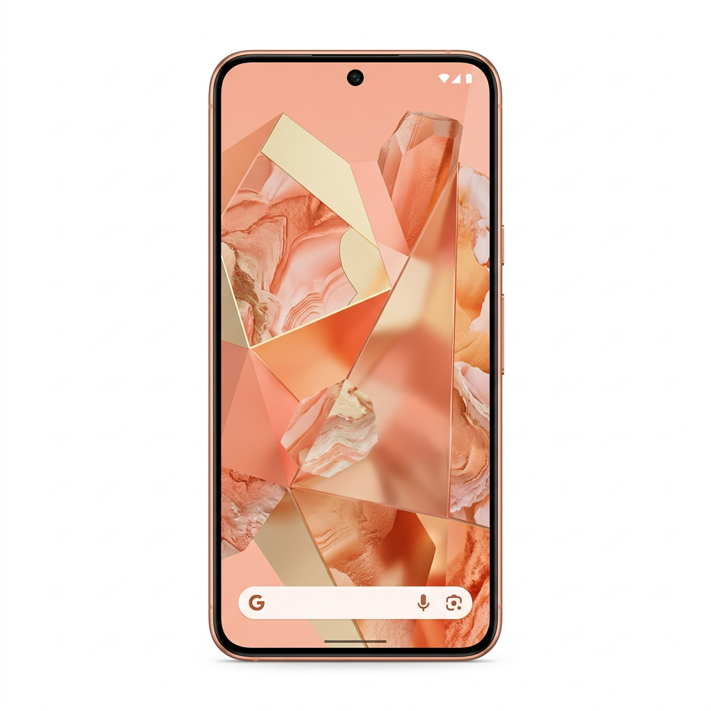 AI-generated Pixel 11 Pro front screen-on illustration on white.