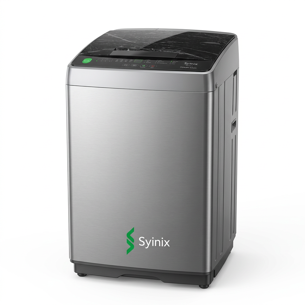 Syinix 12kg Top Load Washing Machine - Front View