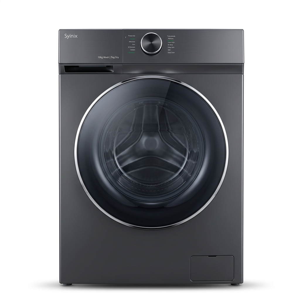 Syinix 10/7kg Washer Dryer - Front View
