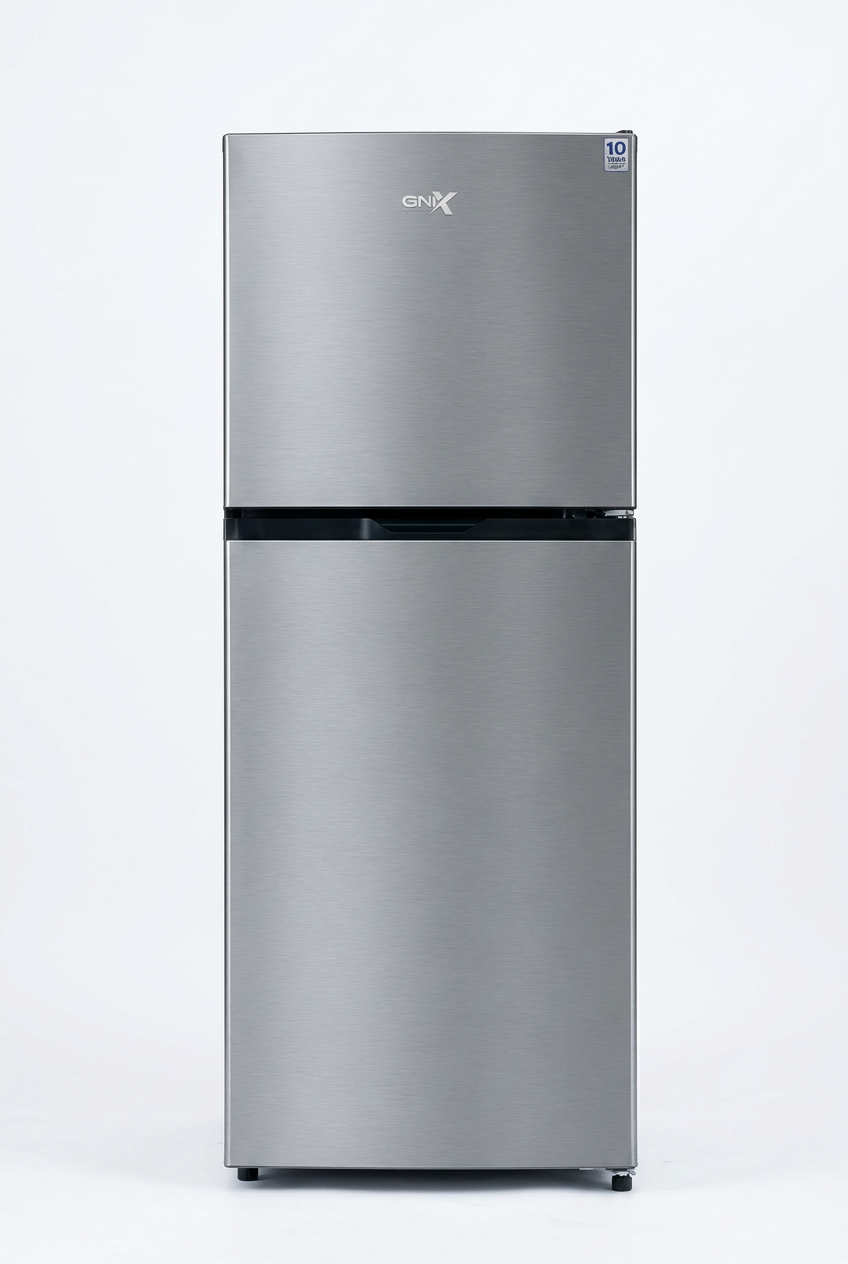 GNIX FR-227NF 197L No-Frost Double Door Refrigerator - Front View