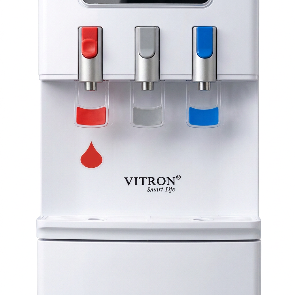 Vitron Hot Normal Cold Water Dispenser - Taps Close-up