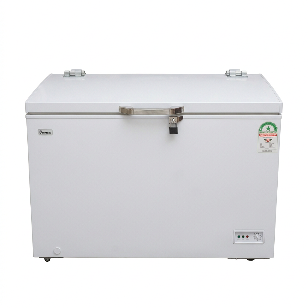 Ramtons 282L Chest Freezer - Closed Front View