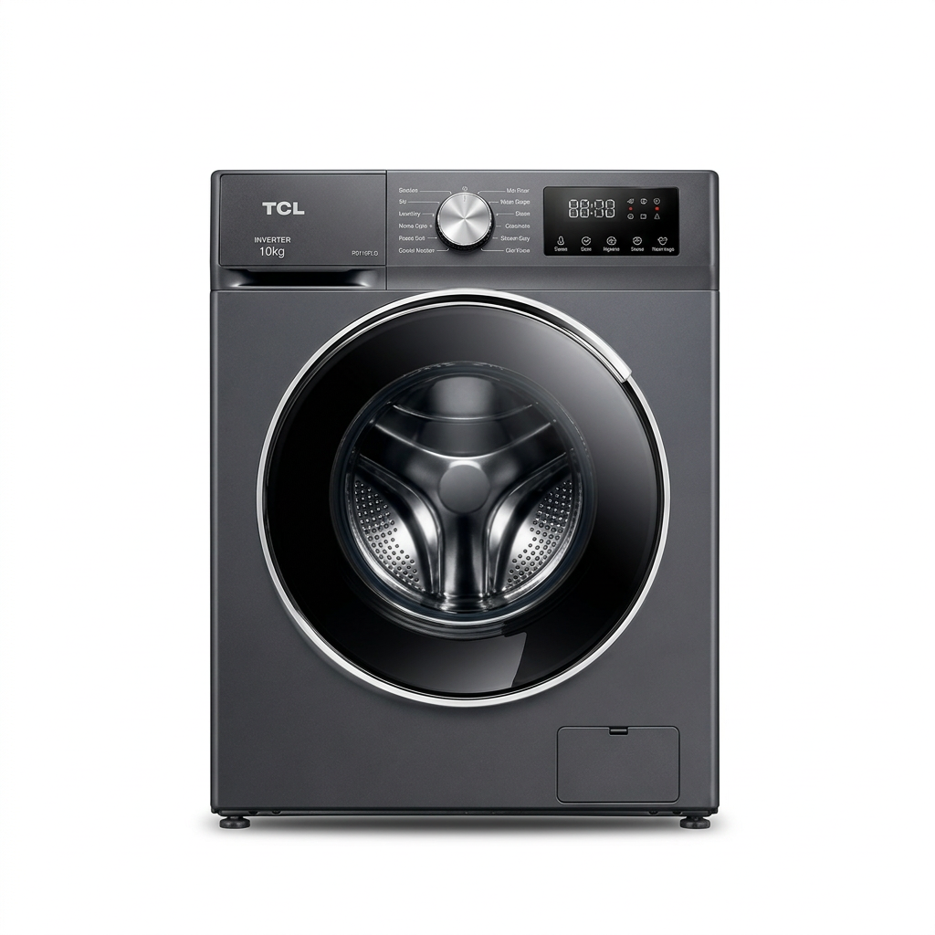 TCL P2110FLG 10kg Front Load Washing Machine - Front View