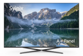 Syinix 50 Inch Smart TV - Front View with Mountain Lake Scene
