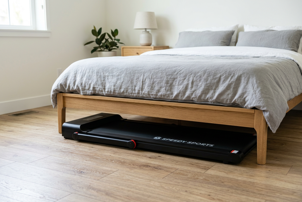 Speedy Sports Walking Pad Treadmill - Stored Flat Under Furniture