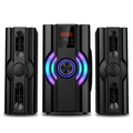 AI-edited woofer and two satellites based on main listing reference; exact V520 model appearance requires confirmation.