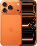 Representative iPhone 17 Pro 512GB Orange/Blue. Colour and appearance may vary; configuration as listed.