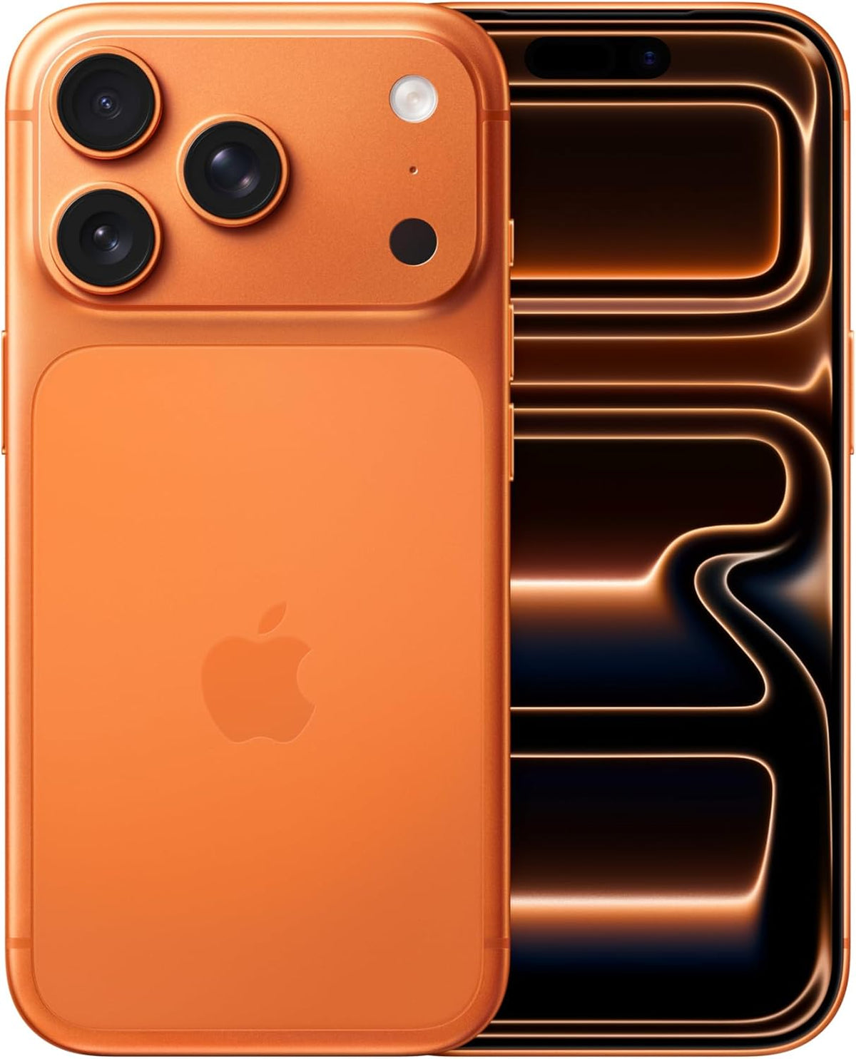Representative iPhone 17 Pro 512GB Orange/Blue eSIM. Colour and appearance may vary; configuration as listed.