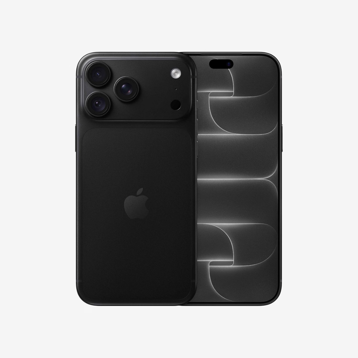 Representative iPhone 18 Pro Max 256GB Black Active. Colour and appearance may vary; configuration as listed.