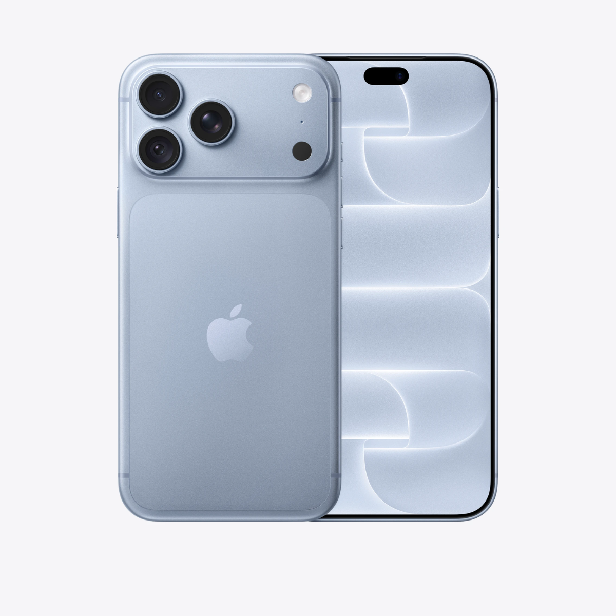 Representative iPhone 18 Pro Max 512GB Glacier eSIM. Colour and appearance may vary; configuration as listed.
