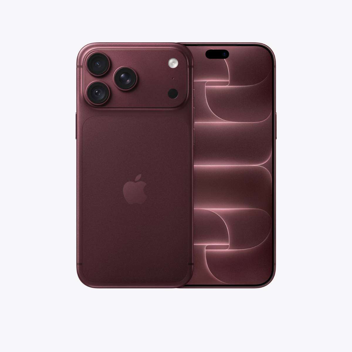 Representative iPhone 18 Pro Max 512GB Burgundy eSIM. Colour and appearance may vary; configuration as listed.