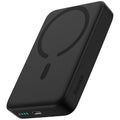 Black Baseus Magnetic Mini 10000mAh 20W power bank on white